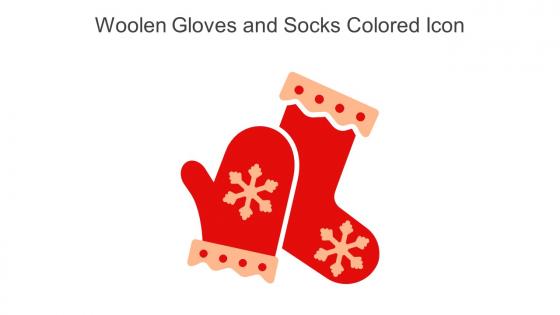 Woolen Gloves And Socks Colored Icon In Powerpoint Pptx Png And Editable Eps Format
