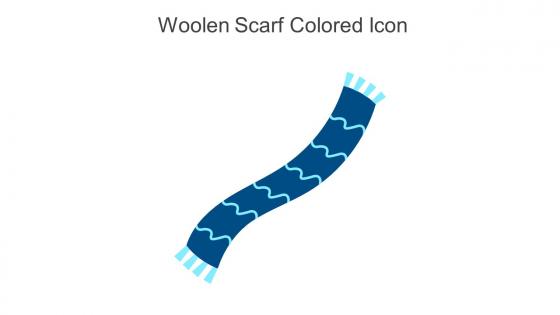 Woolen Scarf Colored Icon In Powerpoint Pptx Png And Editable Eps Format