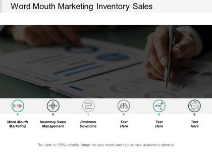 Word mouth marketing inventory sales management business downtime cpb
