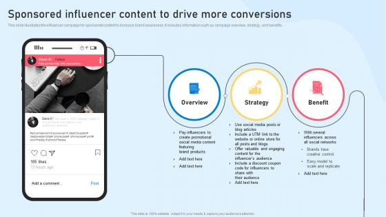 Word Of Mouth Marketing Strategies Sponsored Influencer Content To Drive More Conversions