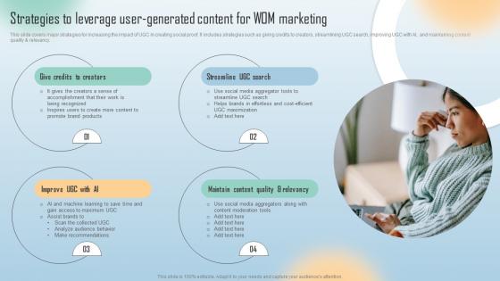 Word Of Mouth Marketing Strategies To Leverage User Generated Content For WOM Marketing