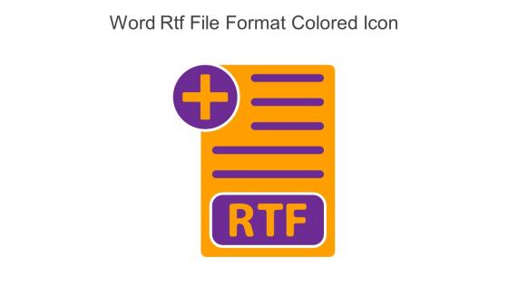 Word Rtf File Format Colored Icon In Powerpoint Pptx Png And Editable Eps Format