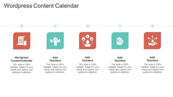 Wordpress Content Calendar In Powerpoint And Google Slides Cpb