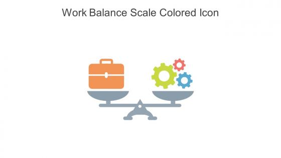 Work Balance Scale Colored Icon In Powerpoint Pptx Png And Editable Eps Format