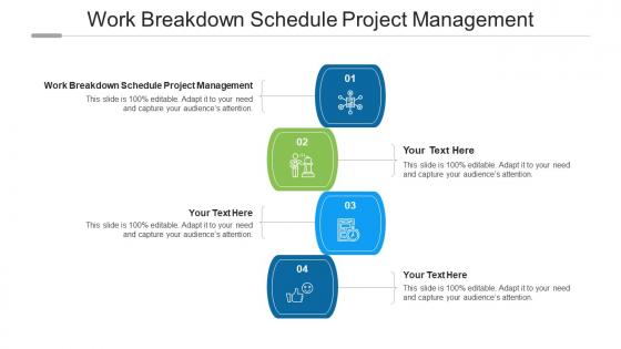 Work breakdown schedule project management ppt powerpoint presentation styles cpb