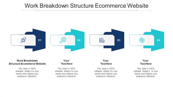 Work Breakdown Structure Ecommerce Website Ppt Powerpoint Presentation Model Graphics Cpb