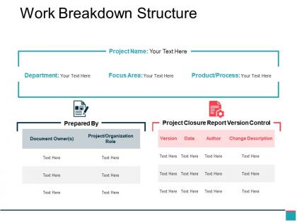 Work breakdown structure powerpoint slide presentation guidelines