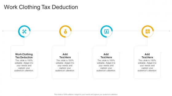 Work Clothing Tax Deduction In Powerpoint And Google Slides Cpb