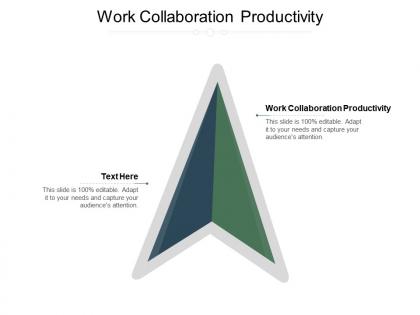 Work collaboration productivity ppt powerpoint presentation icon format cpb