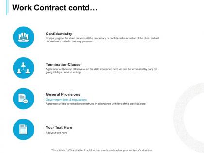 Work contract contd ppt powerpoint presentation gallery model