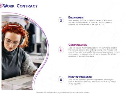 Work contract engagement ppt powerpoint presentation show model