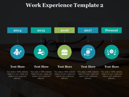 Work experience year i82 ppt powerpoint presentation gallery graphics download