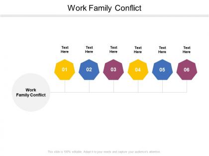 Work family conflict ppt powerpoint presentation infographics influencers cpb