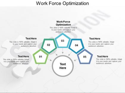 Work force optimization ppt powerpoint presentation inspiration skills cpb