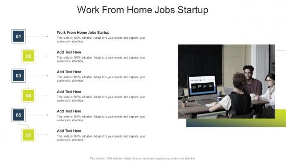Work From Home Jobs Startup In Powerpoint And Google Slides Cpb