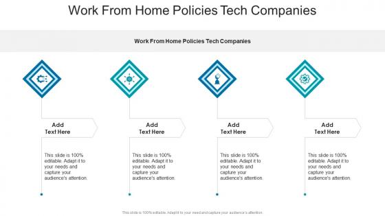 Work From Home Policies Tech Companies In Powerpoint And Google Slides Cpb
