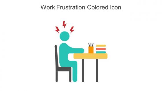 Work Frustration Colored Icon In Powerpoint Pptx Png And Editable Eps Format
