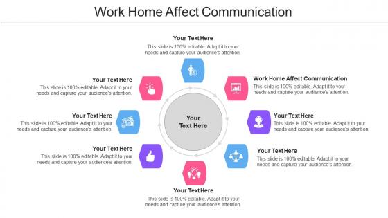 Work Home Affect Communication Ppt Powerpoint Presentation Portfolio Template Cpb