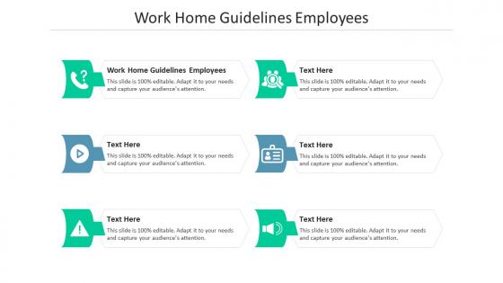 Work home guidelines employees ppt powerpoint presentation show layouts cpb