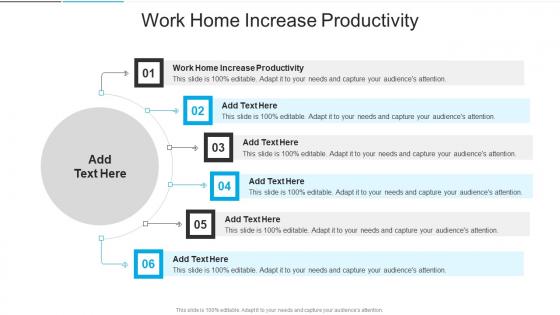 Work Home Increase Productivity In Powerpoint And Google Slides Cpb
