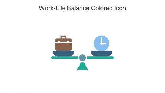 Work Life Balance Colored Icon In Powerpoint Pptx Png And Editable Eps Format