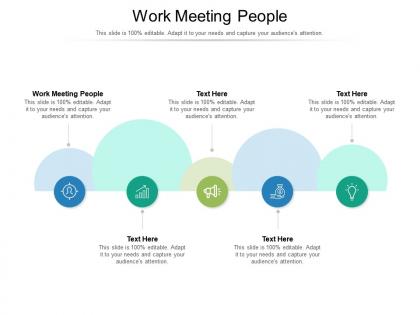 Work meeting people ppt powerpoint presentation infographics model cpb