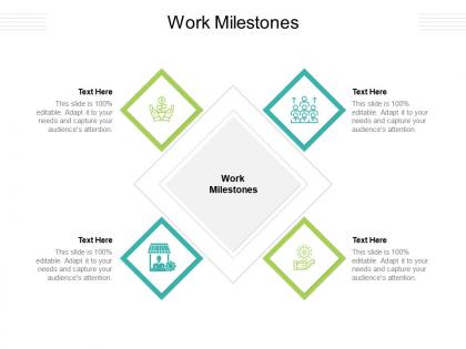 Work milestones ppt powerpoint presentation show graphics cpb