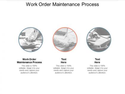 Work order maintenance process ppt powerpoint presentation microsoft cpb