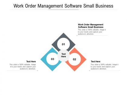 Work order management software small business ppt powerpoint presentation file example introduction cpb