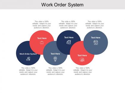Work order system ppt powerpoint presentation slides slideshow cpb