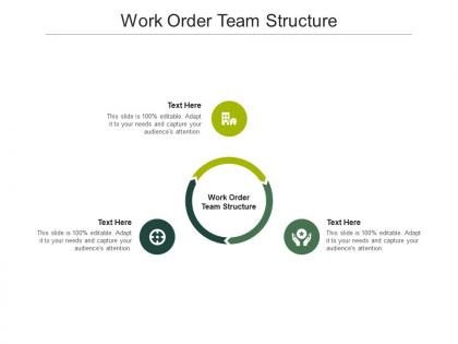 Work order team structure ppt powerpoint presentation visual aids styles cpb