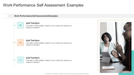 Work Performance Self Assessment Examples In Powerpoint And Google Slides Cpb