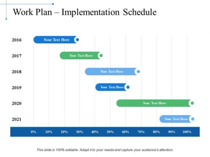 Work plan implementation schedule ppt example file