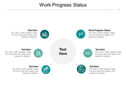 Work progress status ppt powerpoint presentation ideas files cpb