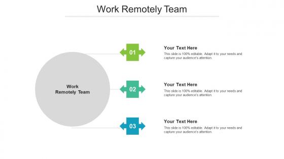 Work remotely team ppt powerpoint presentation portfolio backgrounds cpb