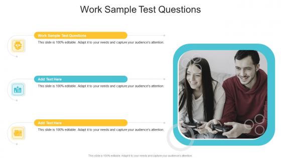 Work Sample Test Questions In Powerpoint And Google Slides Cpb