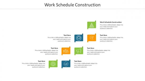 Work schedule construction ppt powerpoint presentation outline format ideas cpb