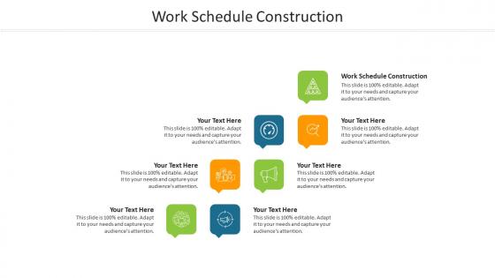 Work schedule construction ppt powerpoint presentation pictures slide cpb