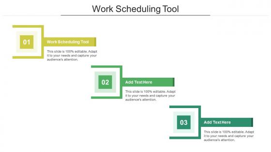 Work Scheduling Tool In Powerpoint And Google Slides Cpb