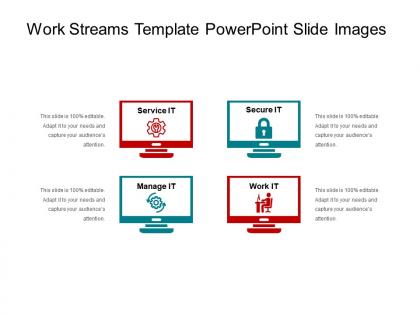 Work streams template powerpoint slide images