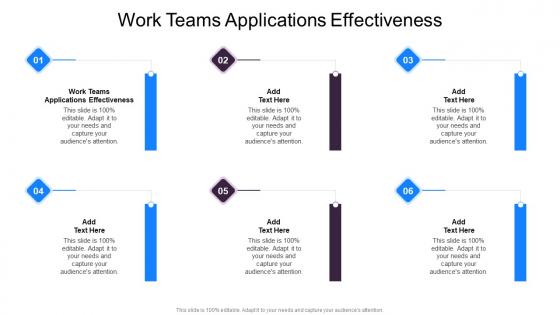 Work Teams Applications Effectiveness In Powerpoint And Google Slides Cpb