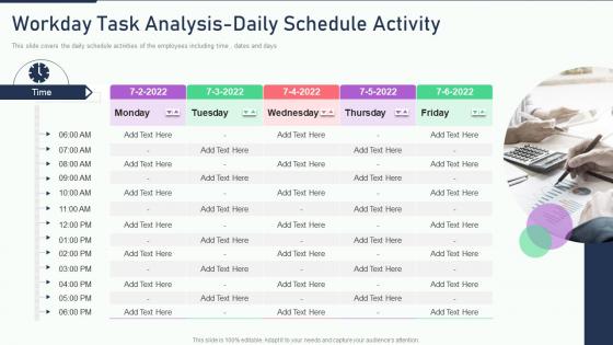 Workday task analysis daily schedule activity the ultimate human resources