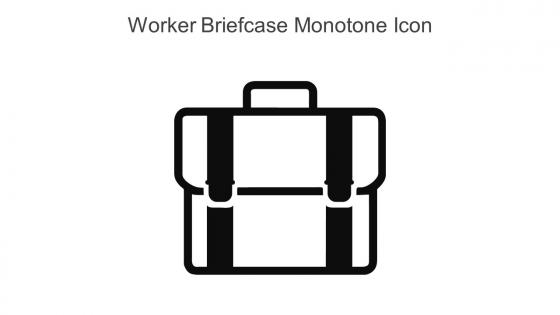 Worker Briefcase Monotone Icon In Powerpoint Pptx Png And Editable Eps Format