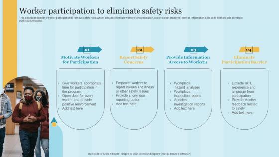 Worker Participation To Eliminate Safety Risks Maintaining Health And Safety