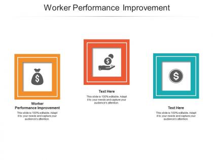 Worker performance improvement ppt powerpoint presentation professional slideshow cpb