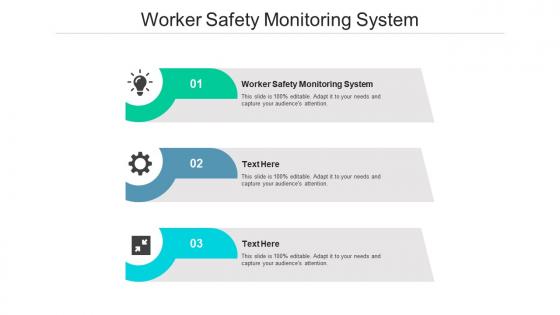 Worker safety monitoring system ppt powerpoint presentation gallery elements cpb