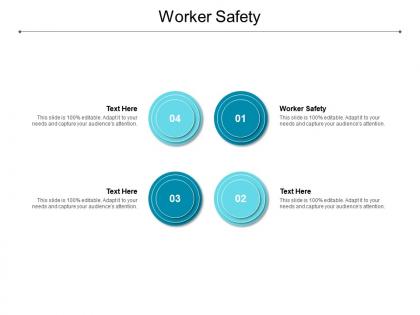 Worker safety ppt powerpoint presentation ideas portfolio cpb