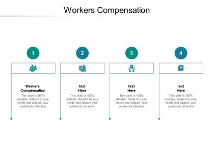 Workers compensation ppt powerpoint presentation pictures background designs cpb