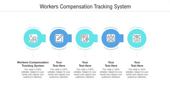 Workers compensation tracking system ppt powerpoint presentation ideas graphics cpb