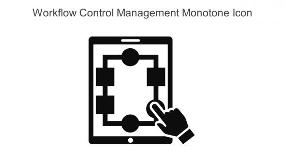 Workflow Control Management Monotone Icon In Powerpoint Pptx Png And Editable Eps Format